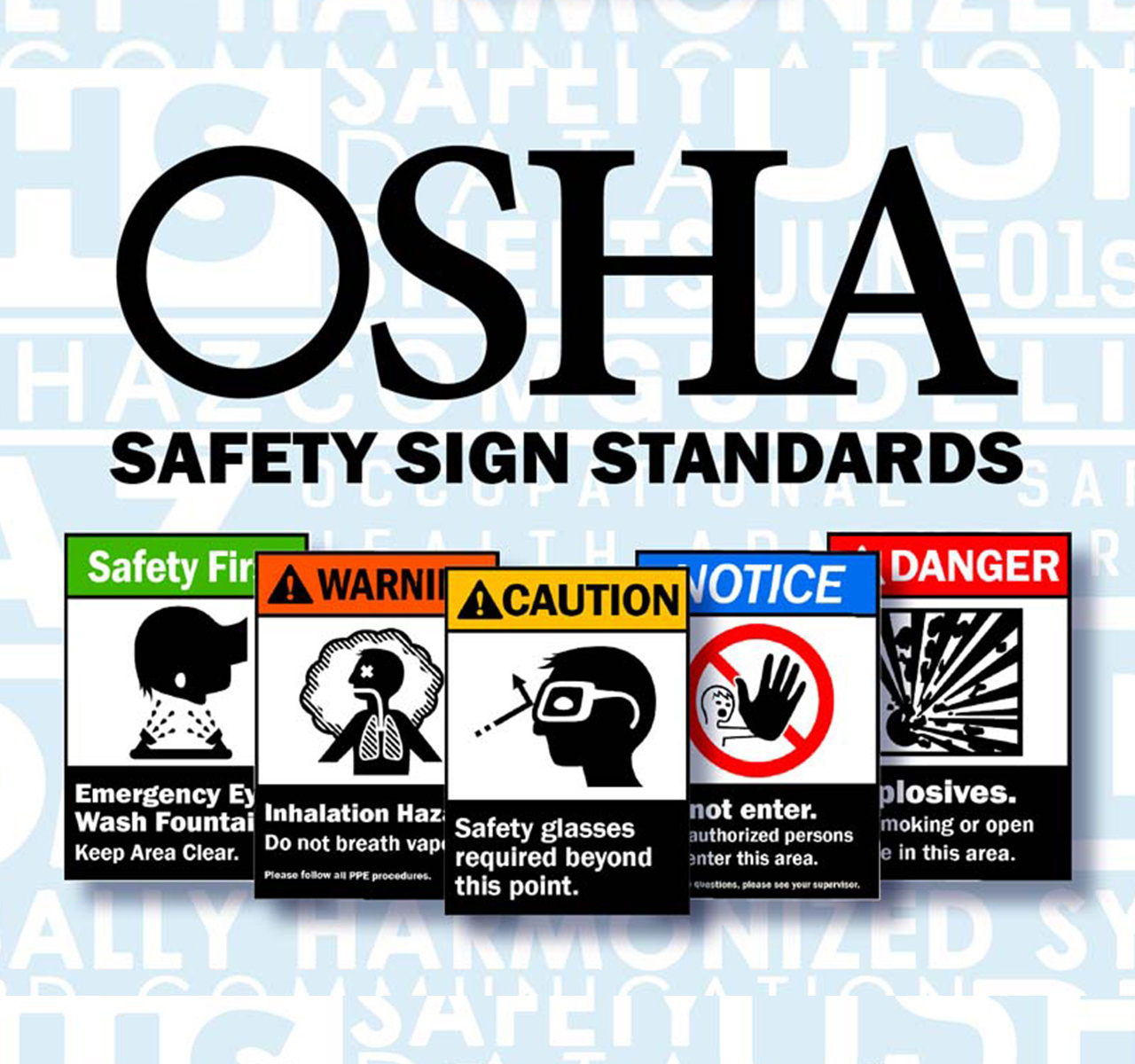 OSHA/ANSI Safety Sign Standards