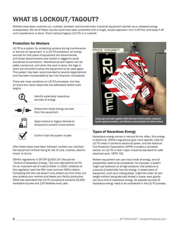 Lockout Tagout